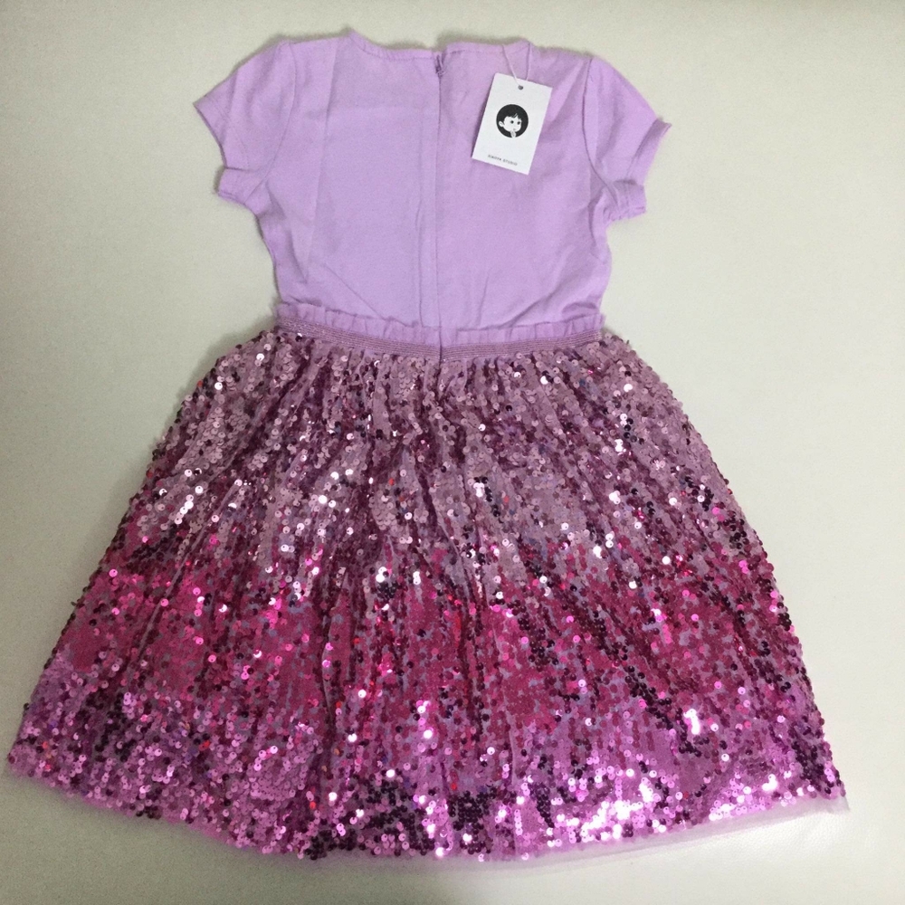 Frozen Elsa Anna sparkly cute sequin dress - Picture 6 of 7